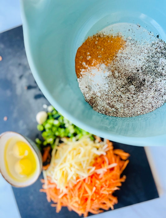 Käsewaffeln mit Feldsalat | Homefarming